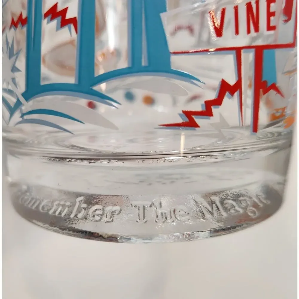 Walt Disney World Remember The Magic 25th Anniversary McDonalds Glass Cup